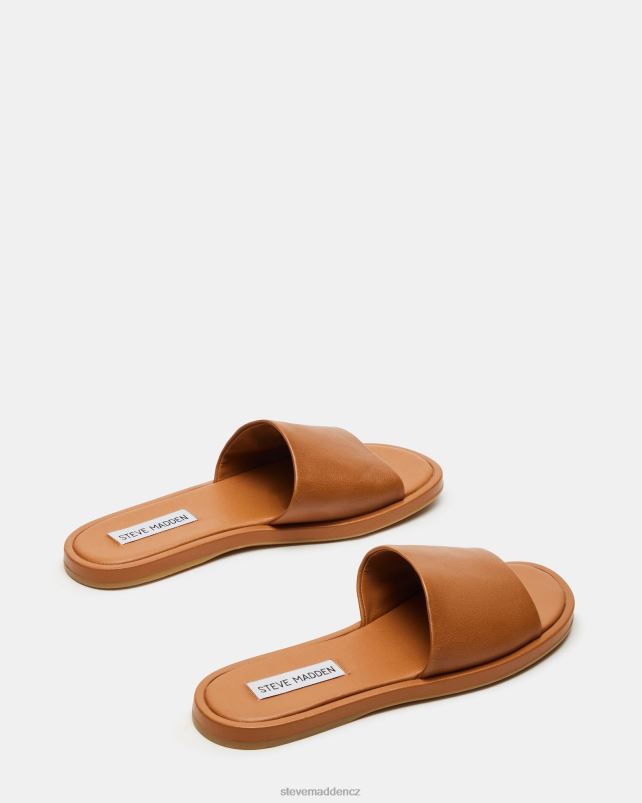 obuv hnědá kůže LR2BN57 ženy Steve Madden kaya