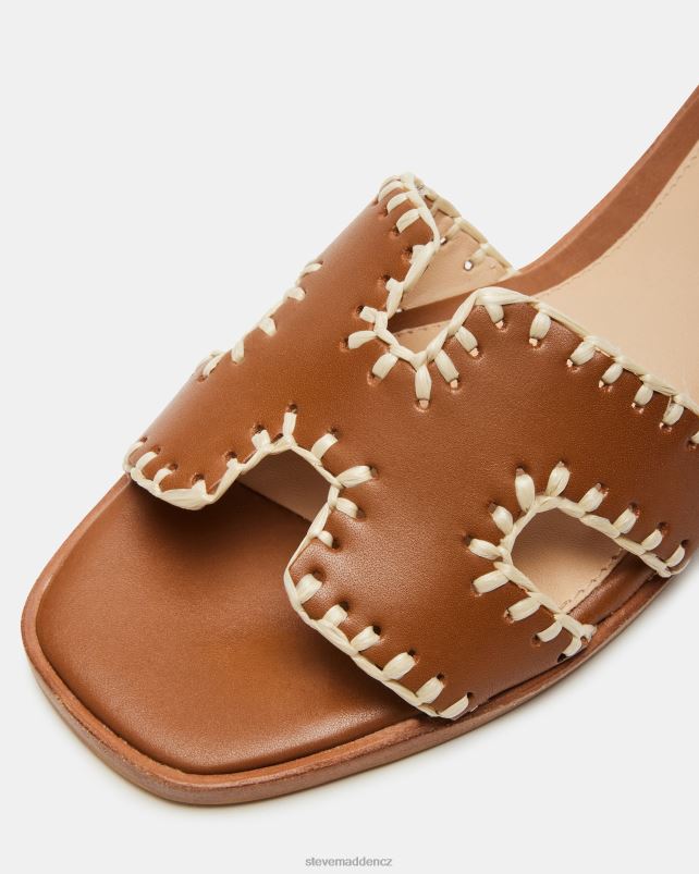 obuv koňaková kůže LR2BN50 ženy Steve Madden hadyn tkaný