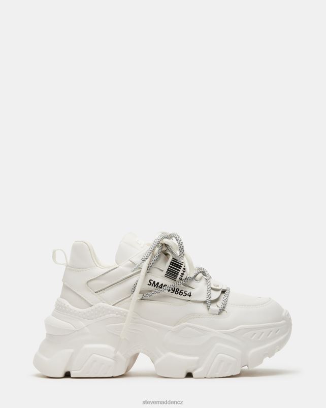 obuv bílá kůže LR2BN236 ženy Steve Madden Trója