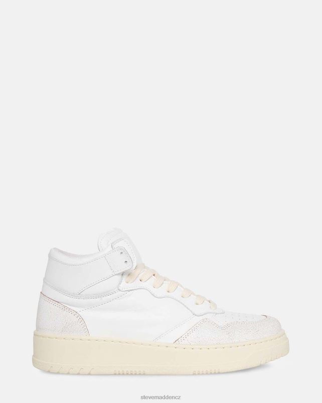 obuv bílá kůže LR2BN294 ženy Steve Madden Wayne