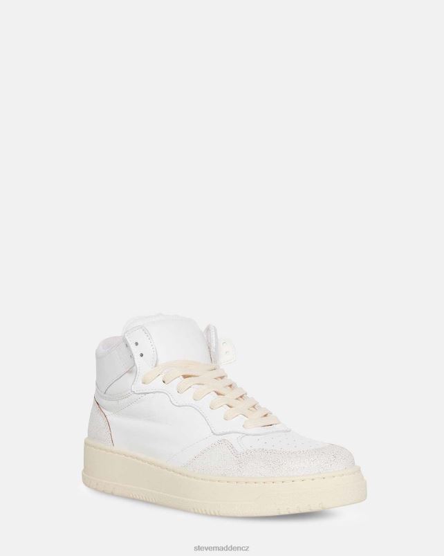 obuv bílá kůže LR2BN294 ženy Steve Madden Wayne