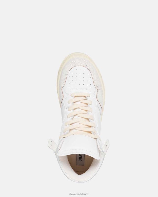 obuv bílá kůže LR2BN294 ženy Steve Madden Wayne