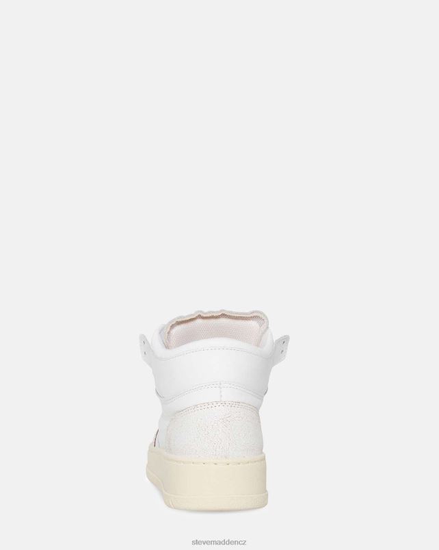 obuv bílá kůže LR2BN294 ženy Steve Madden Wayne