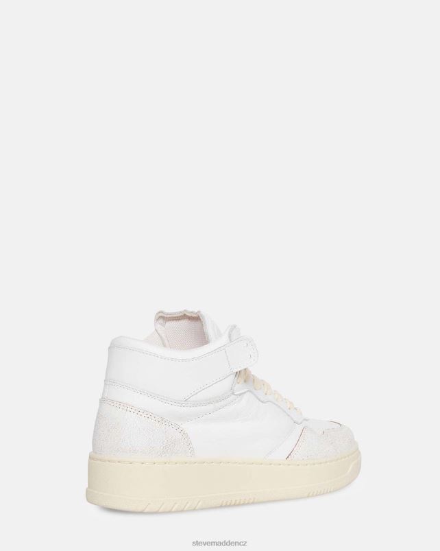 obuv bílá kůže LR2BN294 ženy Steve Madden Wayne