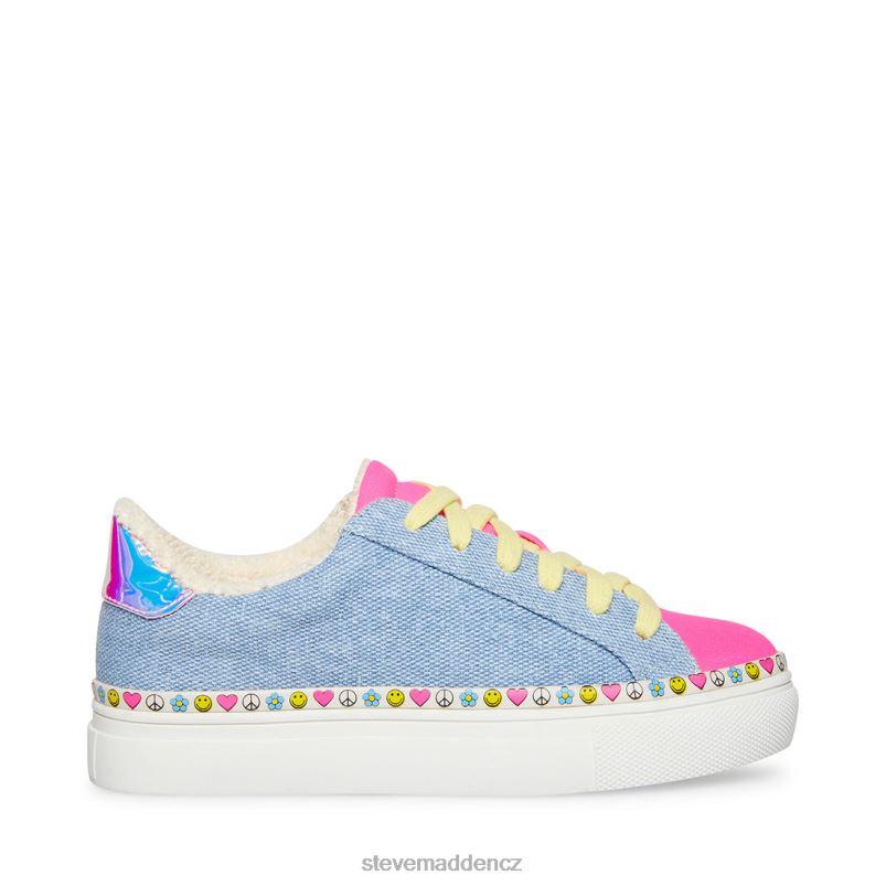 obuv džínová tkanina LR2BN1121 děti Steve Madden jvibez