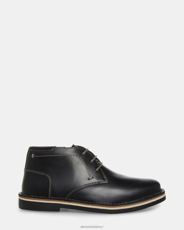obuv Černá kůže LR2BN1153 děti Steve Madden bharkeen