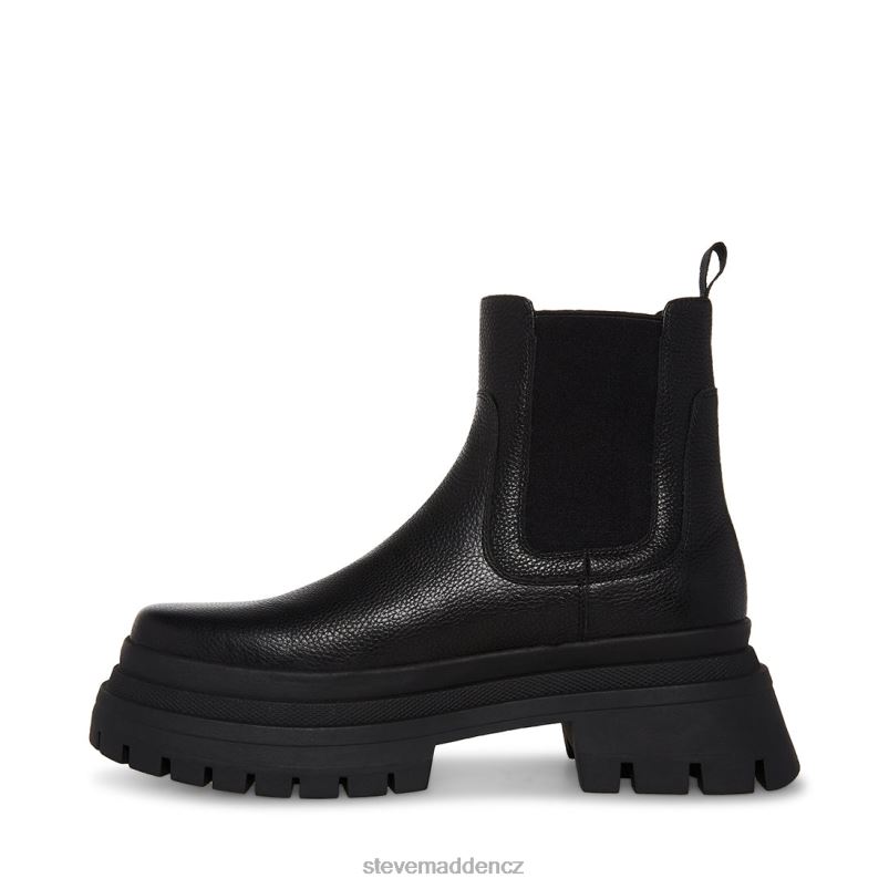 obuv Černá kůže LR2BN931 muži Steve Madden zap