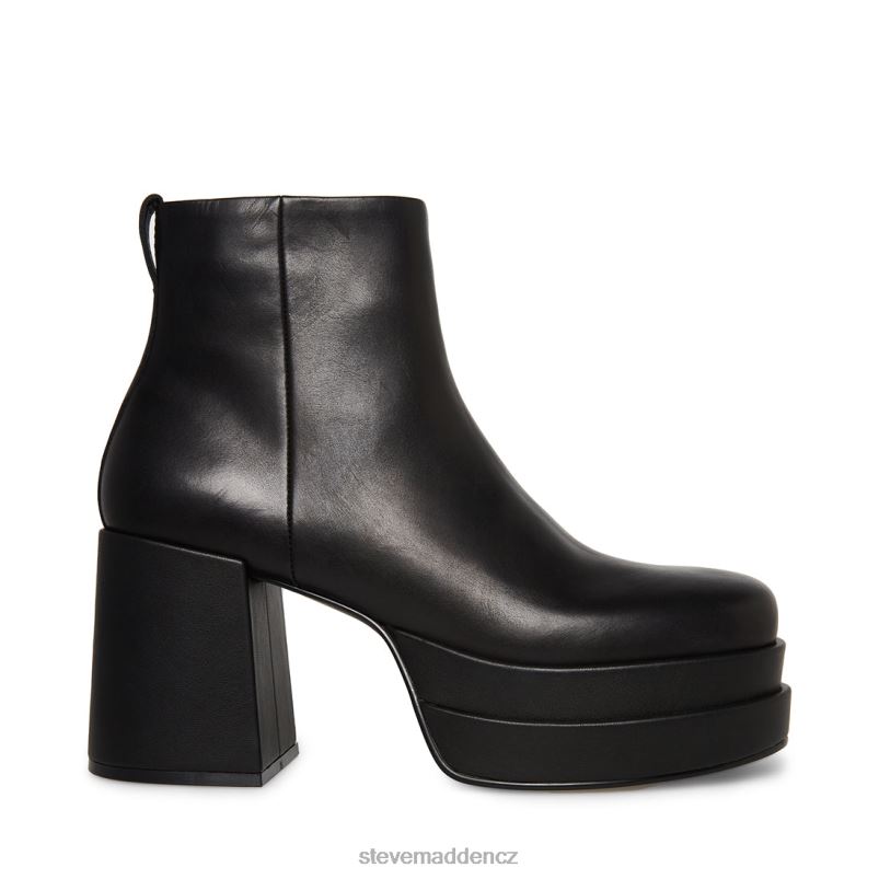 obuv Černá kůže LR2BN933 muži Steve Madden zmije
