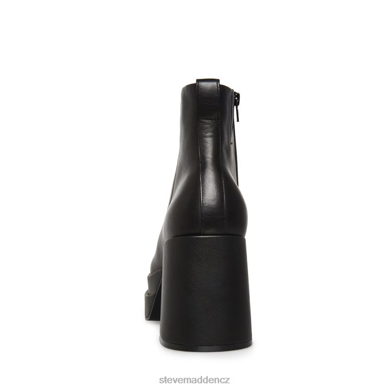 obuv Černá kůže LR2BN933 muži Steve Madden zmije