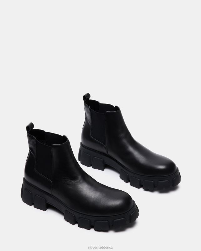 obuv Černá kůže LR2BN934 muži Steve Madden copa