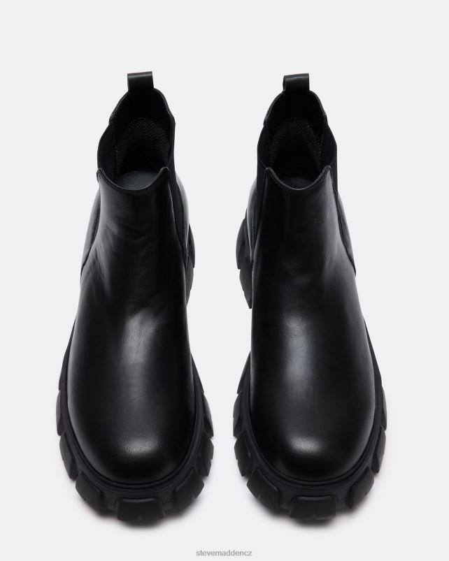 obuv Černá kůže LR2BN934 muži Steve Madden copa