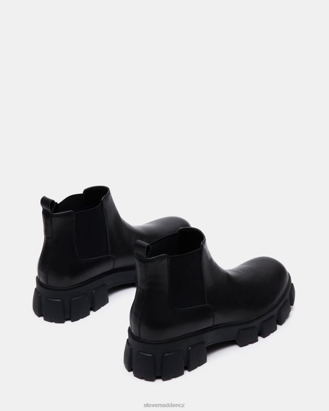 obuv Černá kůže LR2BN934 muži Steve Madden copa
