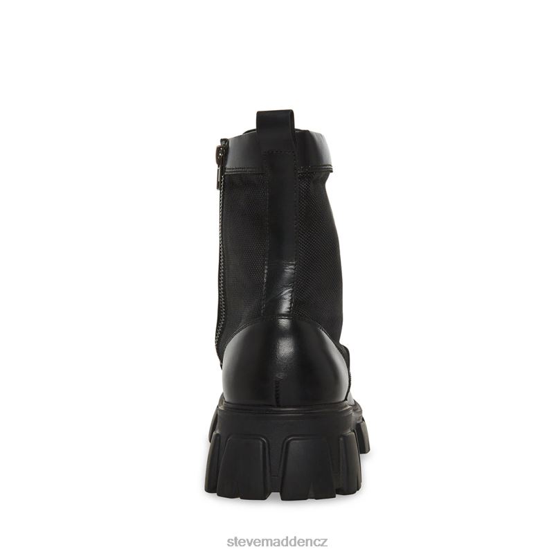 obuv Černá kůže LR2BN935 muži Steve Madden cortina