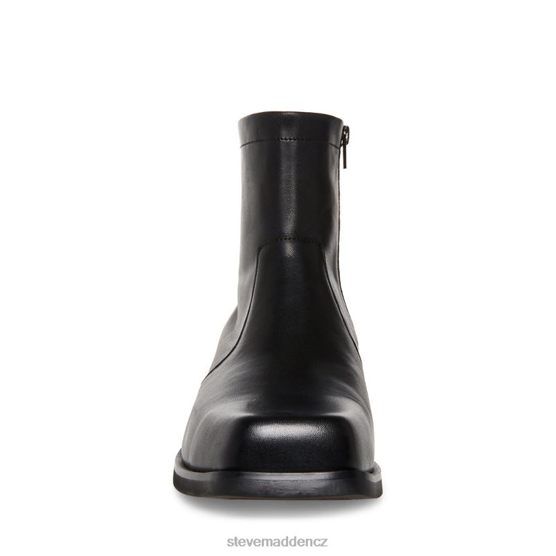obuv Černá kůže LR2BN938 muži Steve Madden lionell