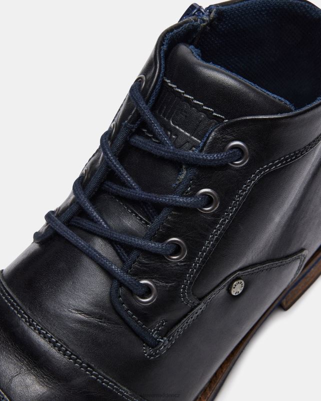 obuv Černá kůže LR2BN939 muži Steve Madden kramerr