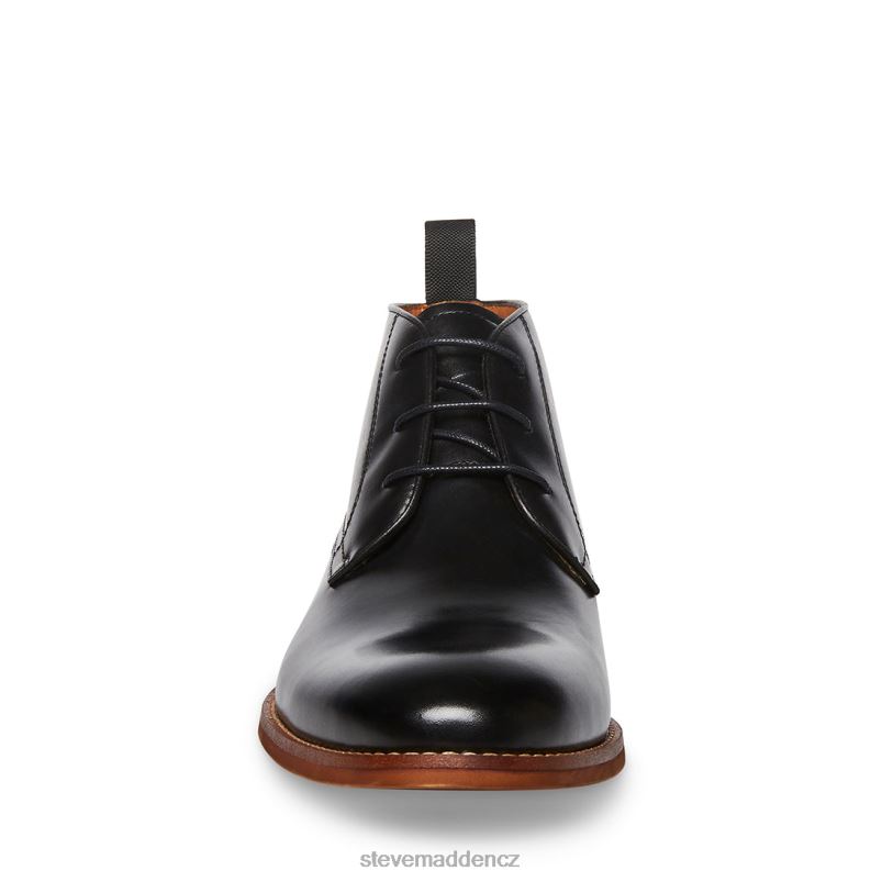 obuv Černá kůže LR2BN941 muži Steve Madden favien