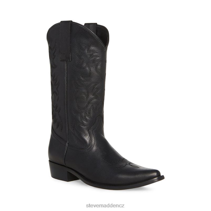 obuv Černá kůže LR2BN943 muži Steve Madden reyy