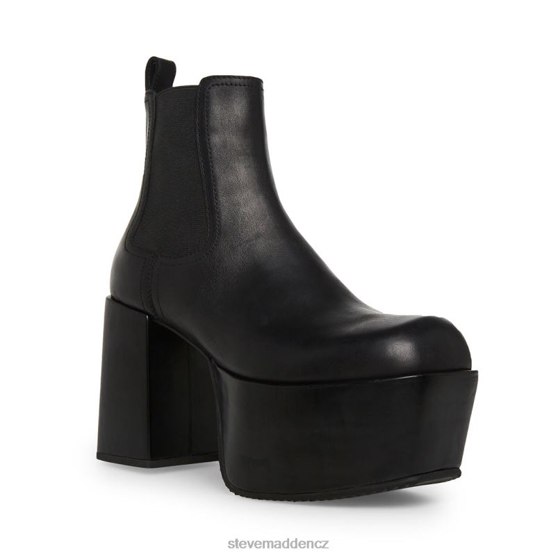 obuv Černá kůže LR2BN945 muži Steve Madden boa