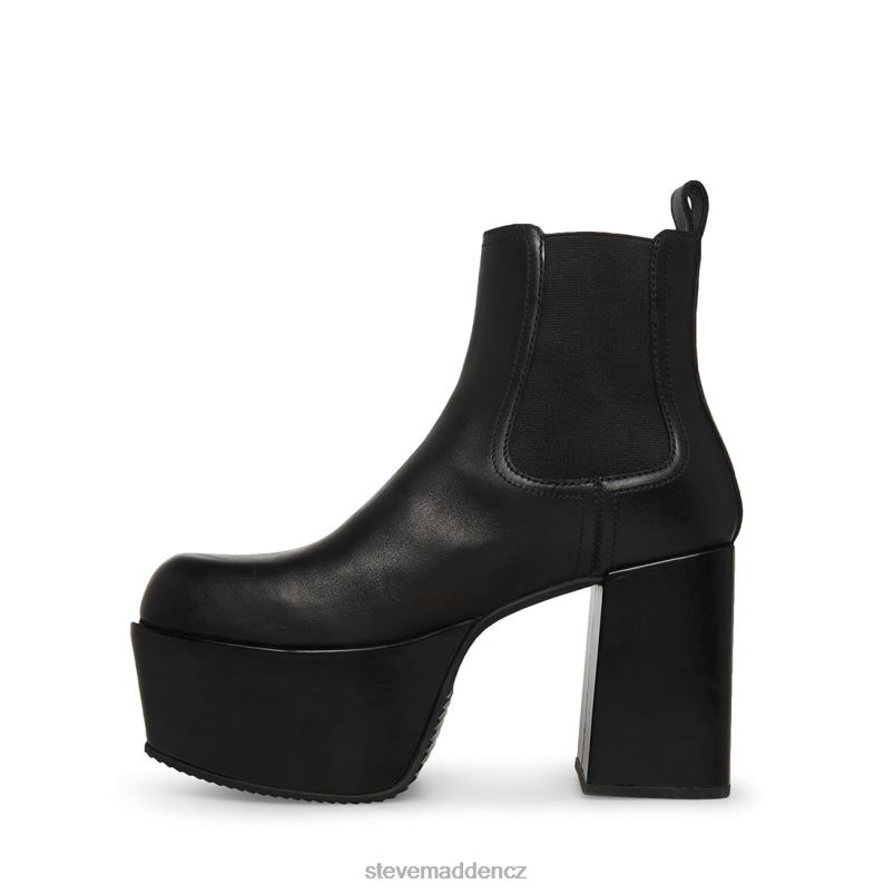 obuv Černá kůže LR2BN945 muži Steve Madden boa