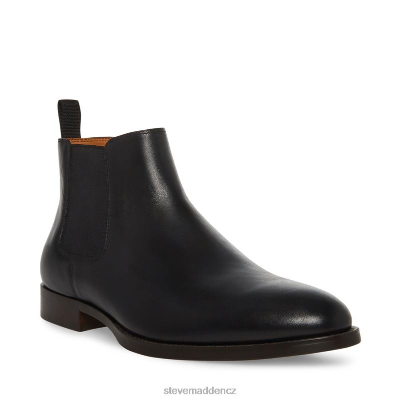 obuv Černá kůže LR2BN949 muži Steve Madden achát