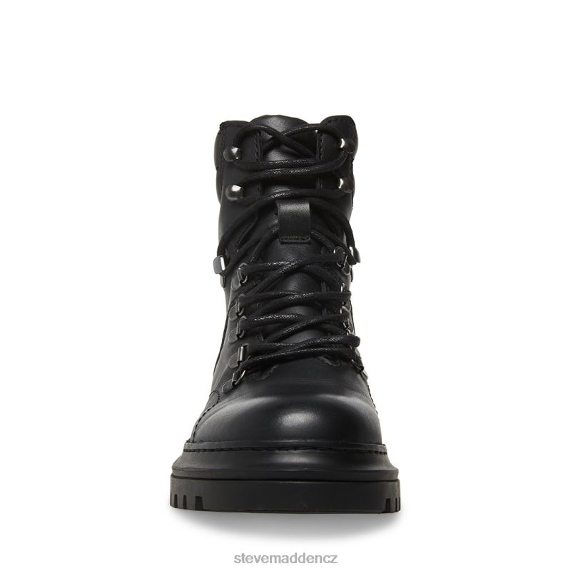 obuv Černá kůže LR2BN956 muži Steve Madden monty