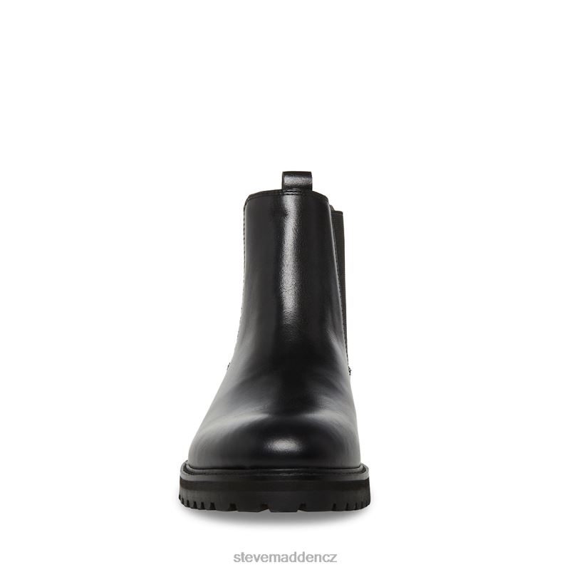 obuv Černá kůže LR2BN966 muži Steve Madden duren