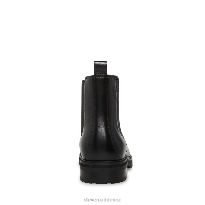 obuv Černá kůže LR2BN966 muži Steve Madden duren