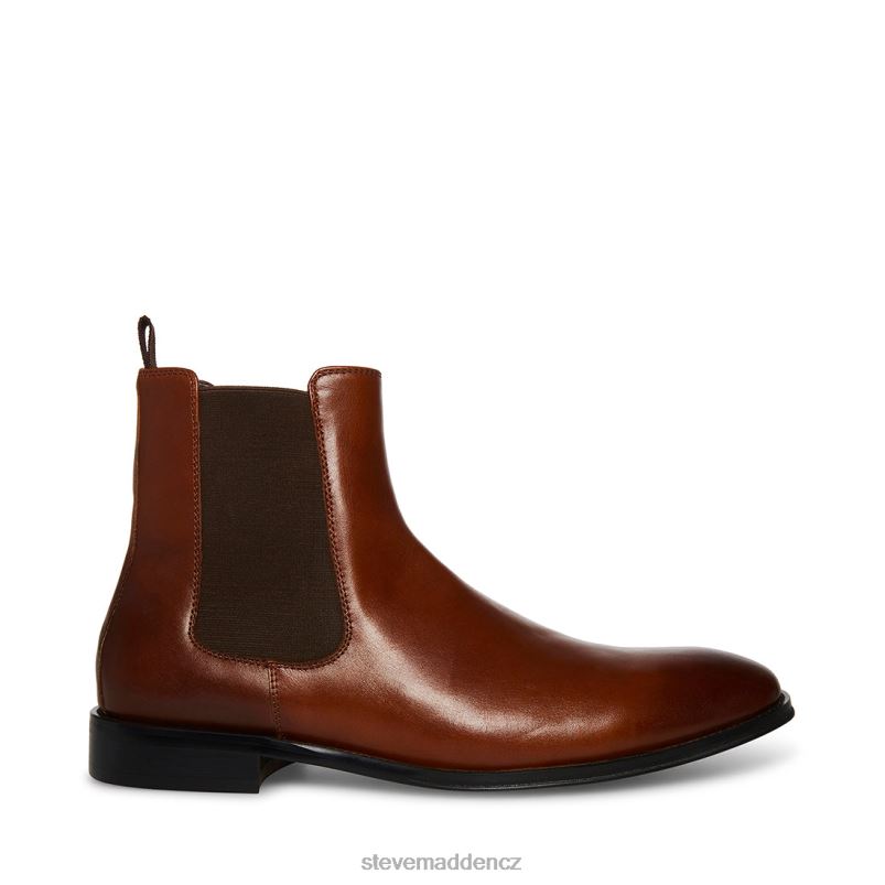 obuv hnědá kůže LR2BN927 muži Steve Madden Adamo