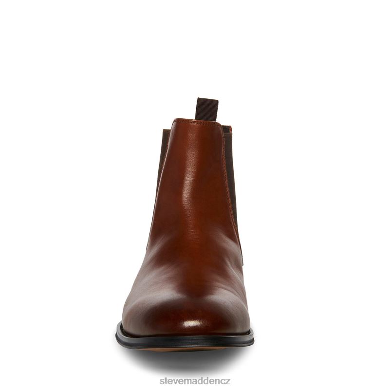 obuv hnědá kůže LR2BN927 muži Steve Madden Adamo