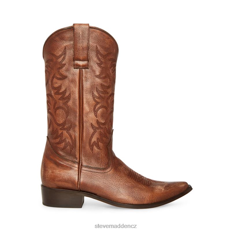 obuv hnědá kůže LR2BN936 muži Steve Madden reyy