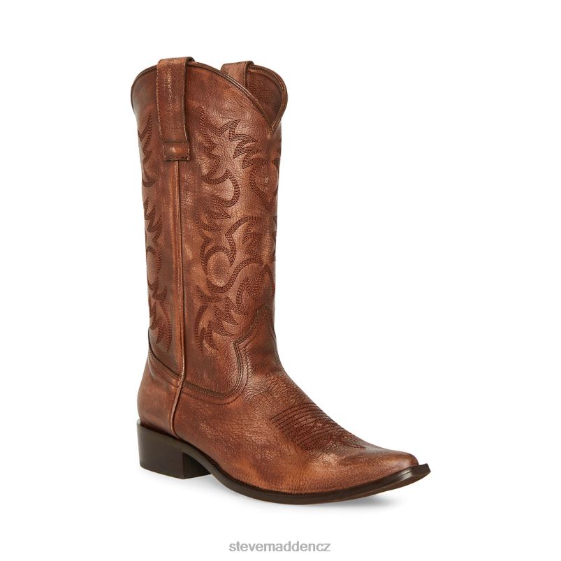 obuv hnědá kůže LR2BN936 muži Steve Madden reyy