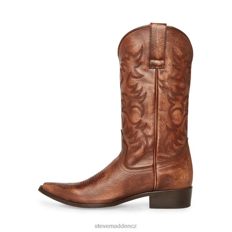obuv hnědá kůže LR2BN936 muži Steve Madden reyy
