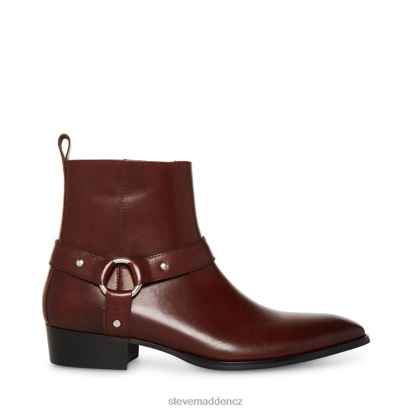 obuv hnědá kůže LR2BN947 muži Steve Madden pomlčka