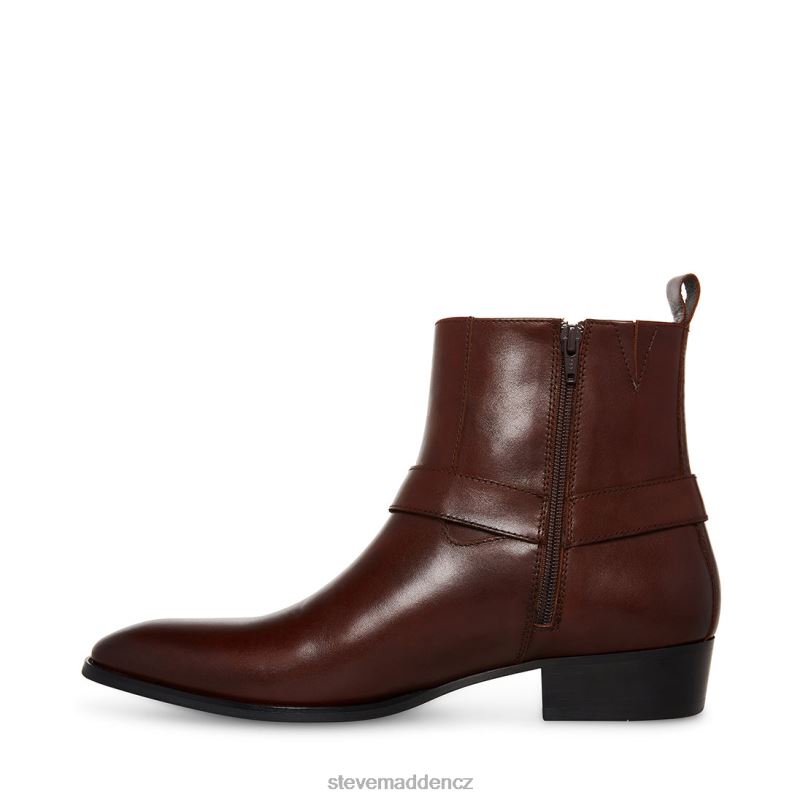 obuv hnědá kůže LR2BN947 muži Steve Madden pomlčka