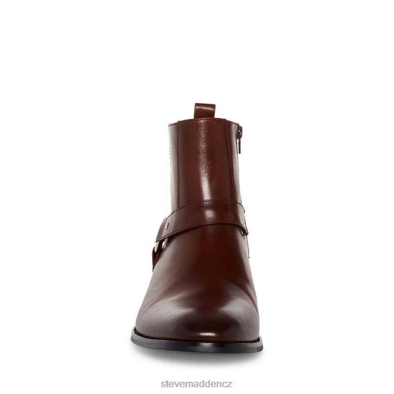 obuv hnědá kůže LR2BN947 muži Steve Madden pomlčka