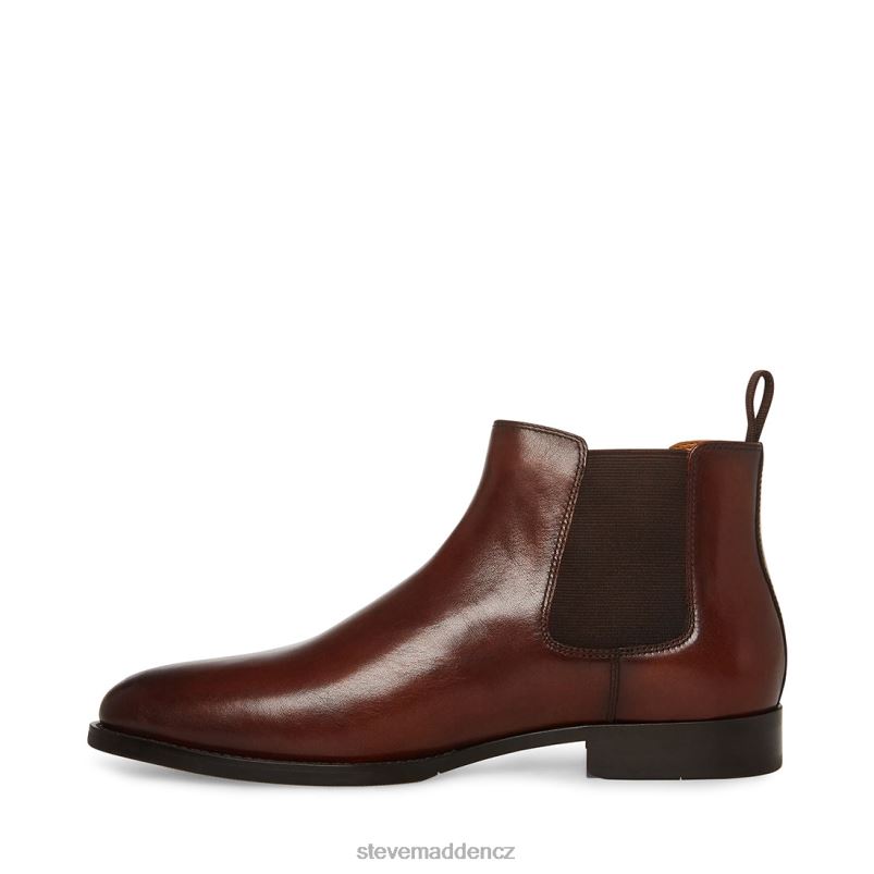 obuv hnědá kůže LR2BN948 muži Steve Madden achát