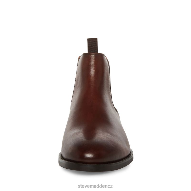 obuv hnědá kůže LR2BN948 muži Steve Madden achát