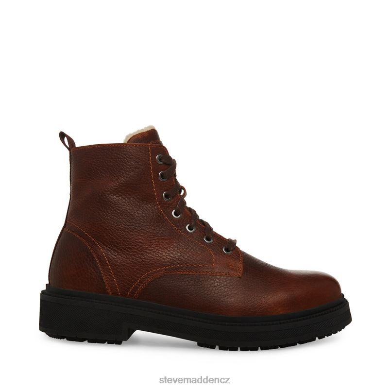 obuv hnědá kůže LR2BN959 muži Steve Madden denalii