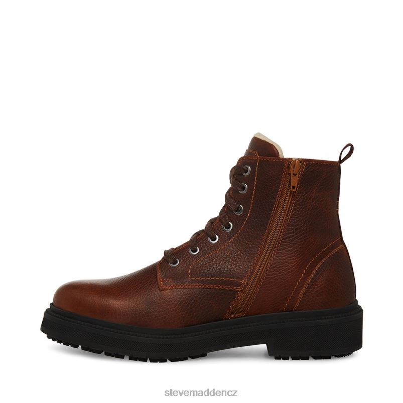 obuv hnědá kůže LR2BN959 muži Steve Madden denalii