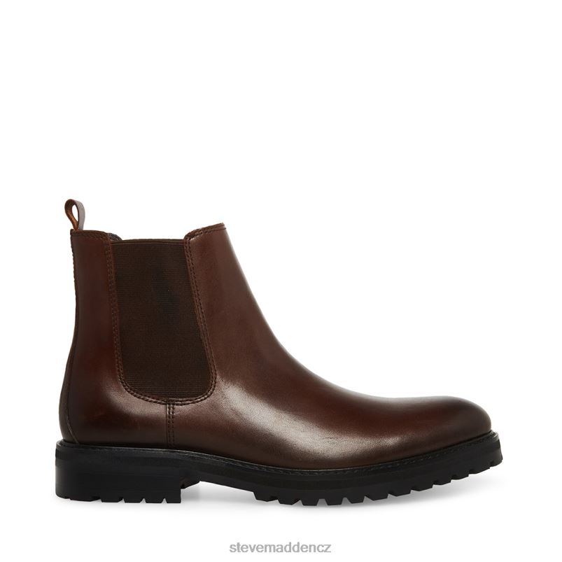 obuv hnědá kůže LR2BN965 muži Steve Madden duren
