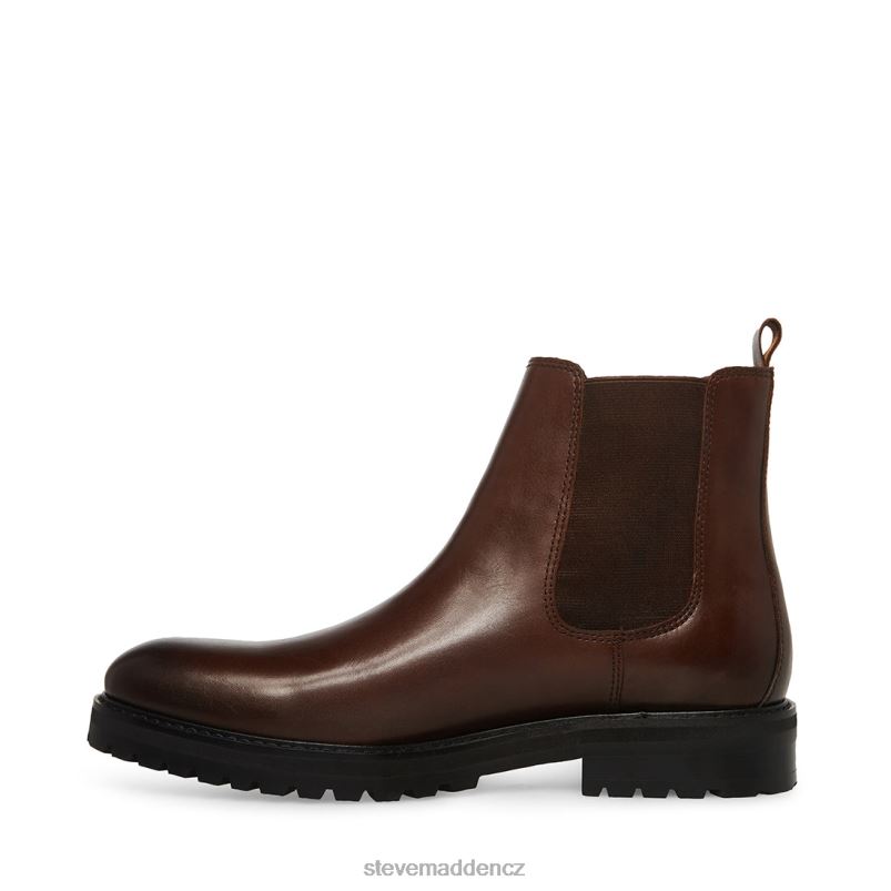 obuv hnědá kůže LR2BN965 muži Steve Madden duren
