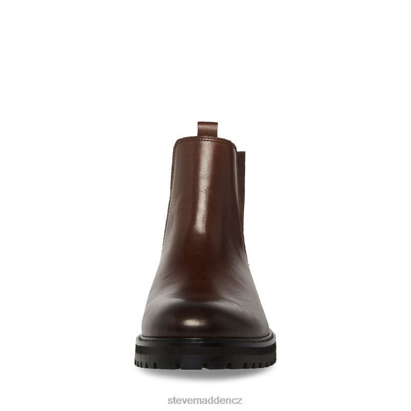obuv hnědá kůže LR2BN965 muži Steve Madden duren