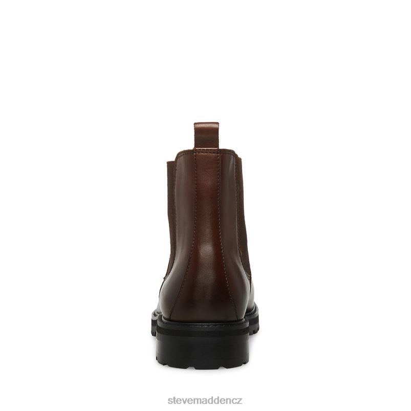 obuv hnědá kůže LR2BN965 muži Steve Madden duren