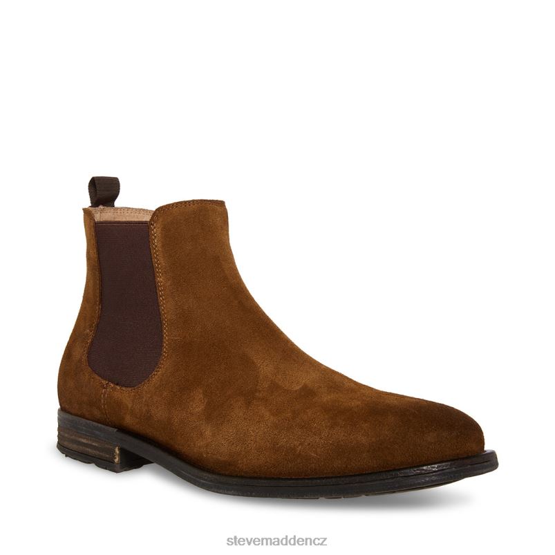obuv koňakový semiš LR2BN942 muži Steve Madden Richard