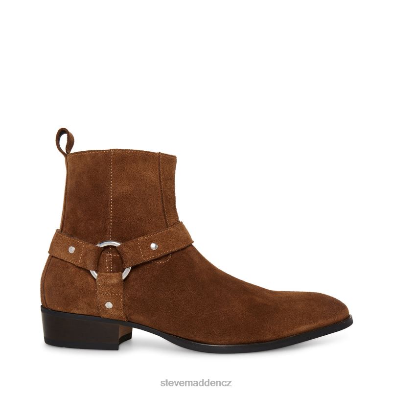 obuv koňakový semiš LR2BN950 muži Steve Madden pomlčka