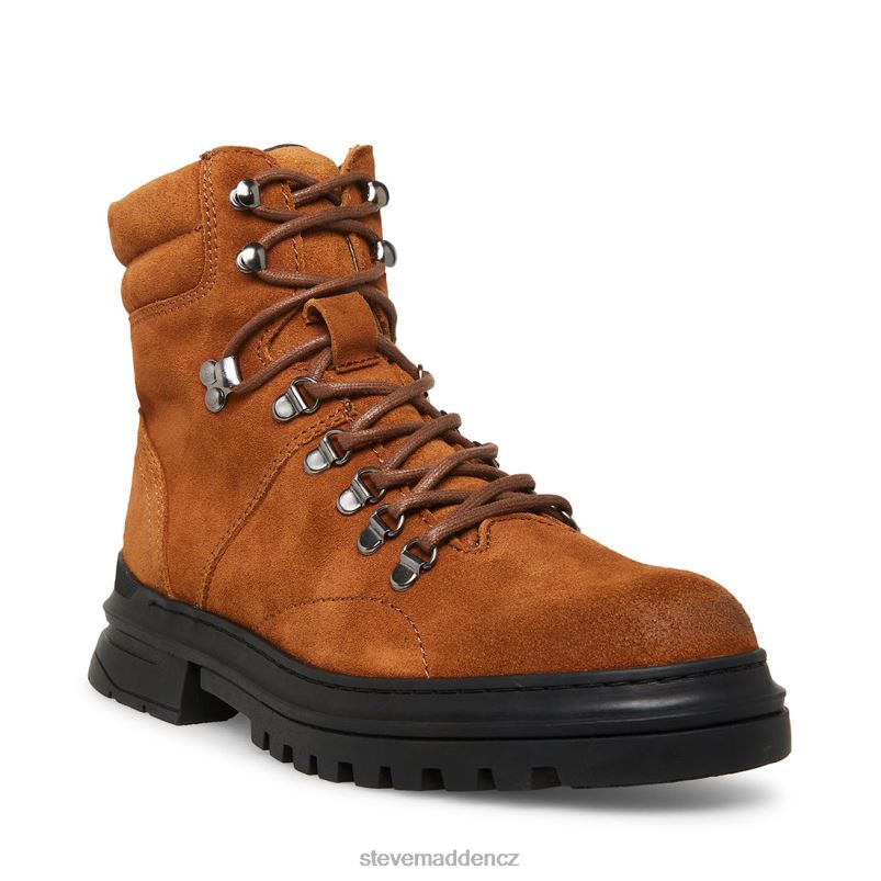 obuv koňakový semiš LR2BN957 muži Steve Madden monty