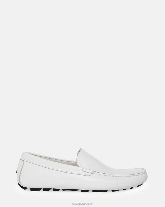 obuv bílá kůže LR2BN989 muži Steve Madden bergamo