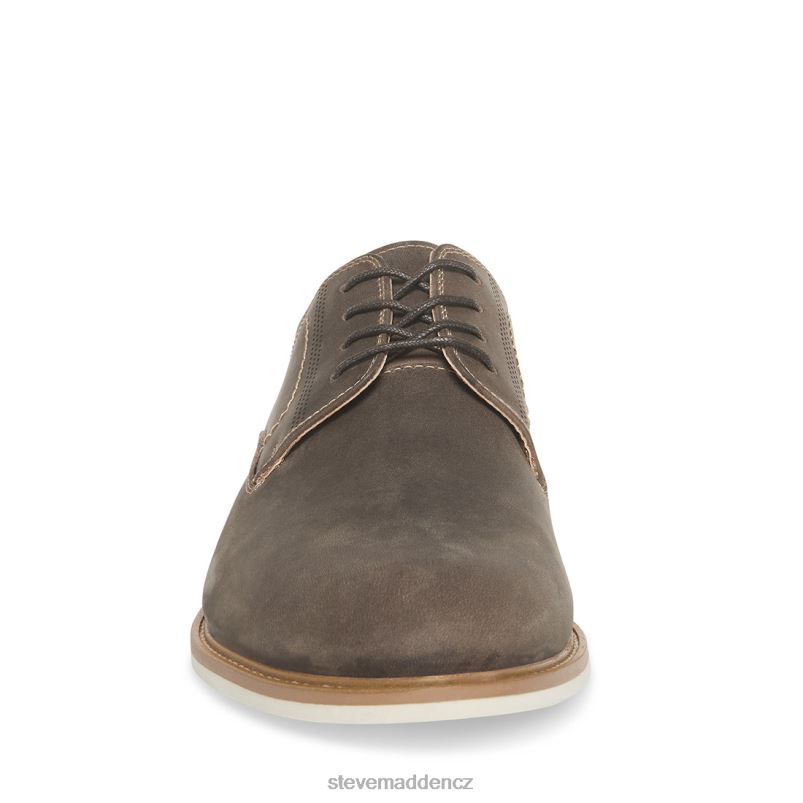 obuv šedá kůže LR2BN1024 muži Steve Madden kación