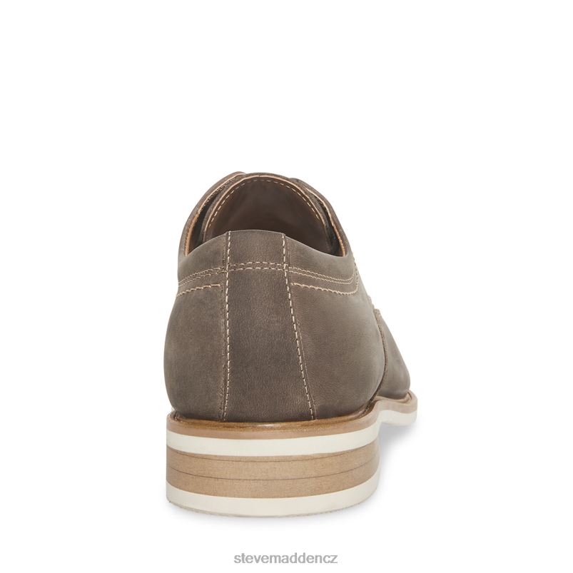 obuv šedá kůže LR2BN1024 muži Steve Madden kación