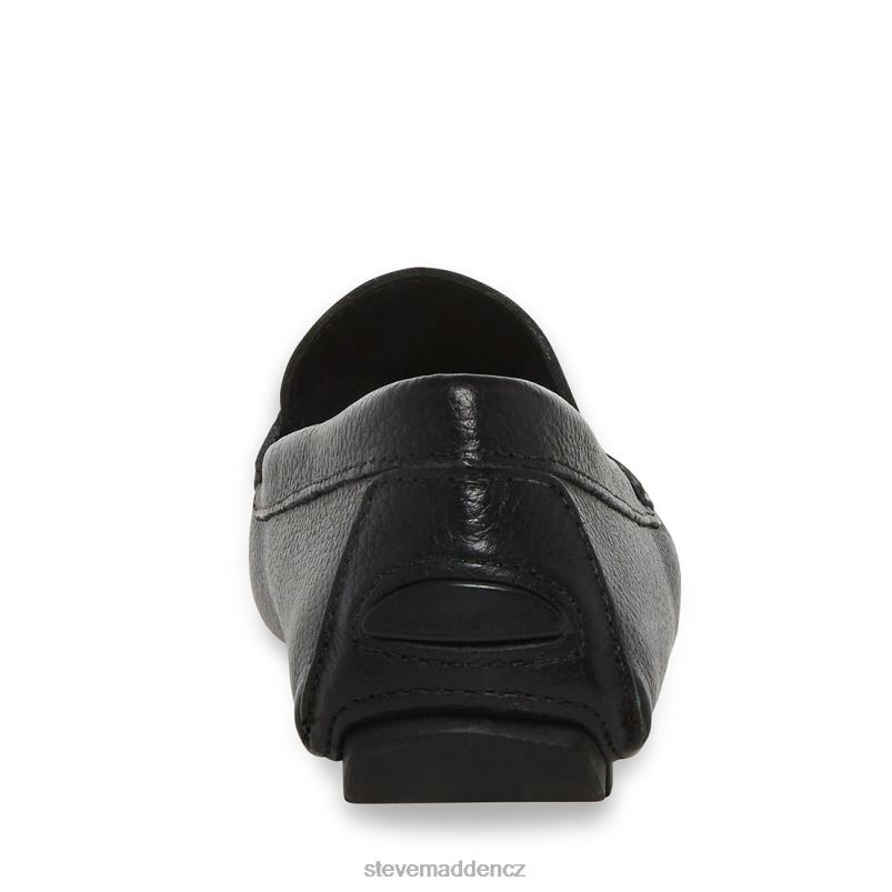 obuv Černá kůže LR2BN1006 muži Steve Madden baz